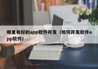 哪里有好的app软件开发（如何开发软件app软件）