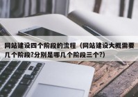 网站建设四个阶段的流程（网站建设大概需要几个阶段?分别是哪几个阶段三个?）