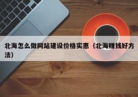 北海怎么做网站建设价格实惠（北海赚钱好方法）