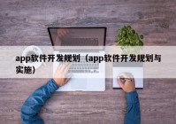 app软件开发规划（app软件开发规划与实施）